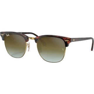 Ray - Ban Unisex RB3016 CLUBMASTER 990/9J Solbriller Acetat Skildpadde Grøn Firkantet Normal