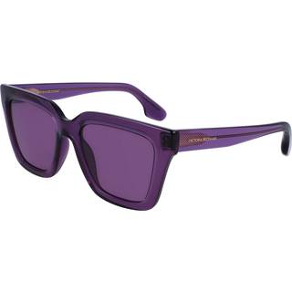 Victoria Beckham Kvinde VB644S 512 Solbriller Acetat Violet Violet Geometrisk Fotokromatisk