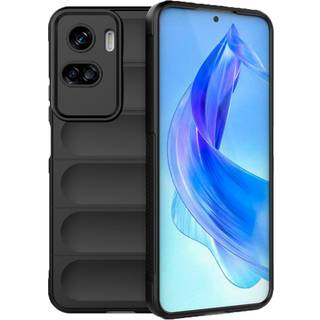 Honor 90 Lite Fleksibelt Plastik Bagside Cover - Sort