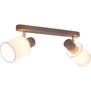 Envostar Nale 2 loftslampe 2fl. fyrretræsgrå