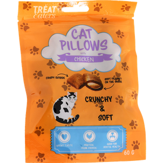 Kattegodbidder med kylling - Treateaters Cat Pillows 60 g