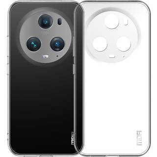 Honor Magic5 Pro MOFI Fleksibelt Plastik Bagside Cover - Gennemsigtig