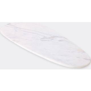 XLBoom Kitchen And Tools - 'Max' cutting board, large, white in White Marble