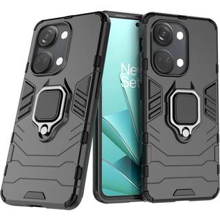 OnePlus Nord 3 (5G) Hybrid Håndværker Bagside Cover m. Magnetisk Kickstand - Sort