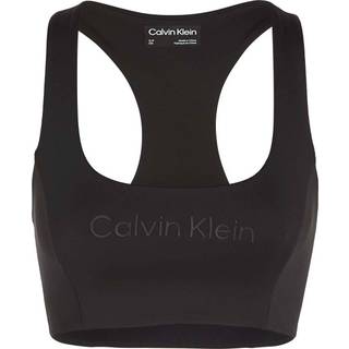 Calvin Klein Sport Medium Support Sports Bra - Black - Large
