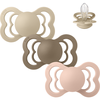 BIBS Supreme Sut - Sampak - 3 stk. - Str. 2 - Soft and Earthy