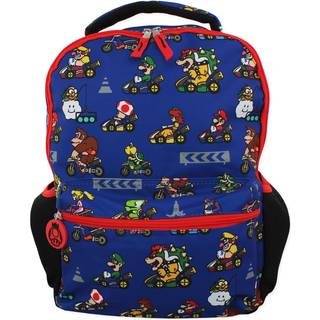Nintendo Mario Kart Boys Girls Teen 16 tommer skolens rygs?k (bl? en st?rrelse)
