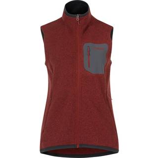 Kamphaug Knitted Vest W Chianti Red (L)