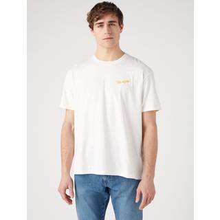 Slogan T-shirt, Worn White, M