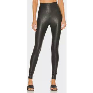 Commando Commando Faux Leather Croc Black Leggings