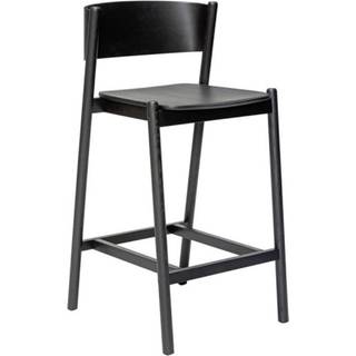 Hübsch Oblique Barstol - Barstole Eg Sort - 331608