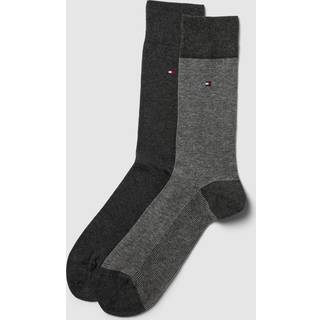 Tommy Hilfiger 2-pak Men Birdeye Sock - Anthracite - Str 43/46