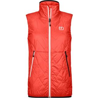Ortovox Women's Swisswool Piz Vial Vest Uldvest Damer størrelse XS farve rød