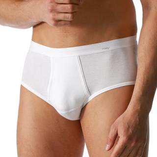 Mey Herren Sport-Slip weiß Baumwolle & Mix unifarben - weiß