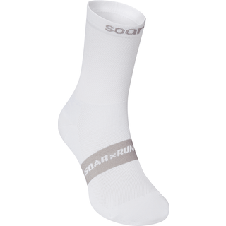 SOAR Running Crew Run Sock White