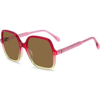 Isabel Marant IM 0077/G/S Asian Fit Z6V/70 56 Solbriller Kvinder Rød - Transparent Red Yellow - 56mm