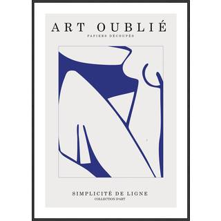 Plakat - Fem Shapes - Art Oublié Plakat - Str:50 x 70 Cm - Incado