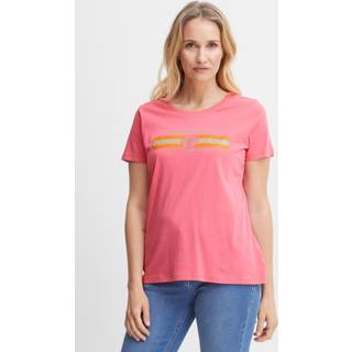 Fransa FRRILEY T-shirt - Pink - Str S - Damer