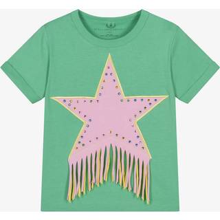 Stella McCartney Kids Embellished cotton T-shirt - multicoloured - Y 5