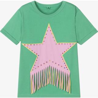 Stella McCartney Kids Embellished cotton T-shirt - multicoloured - Y 6