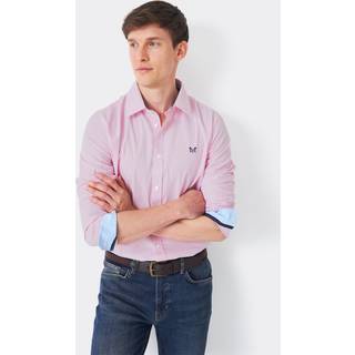 Crew Clothing Langærmet 100% Bomuld Ternet SkjorterStor
