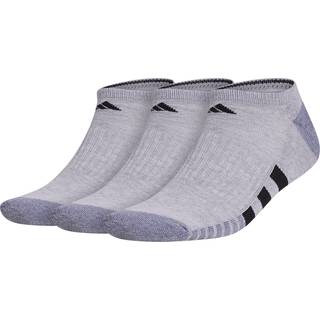 Adidas m?nds polstrede ingen show sokker (3-pair) cool lys lyng/gr?/sort stor