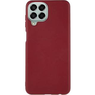 Samsung Galaxy M33 Mat Fleksibelt Plastik Bagside Cover - Rød