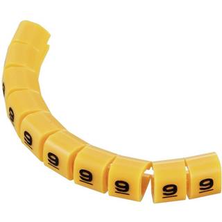 TRU COMPONENTS TC-MB1/9203 Mærkningsclip Påtrykt 9