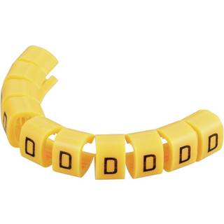 TRU COMPONENTS TC-MB2/D203 Mærkningsclip Påtrykt D