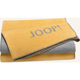Luksus Bomuldsplaid fra JOOP! - MELANG DOBBELFACE GOLD/SILVER