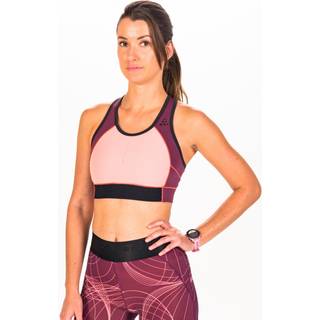 PRO Charge Blocked Sport Top W - Red