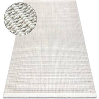 Tæppe NANO FH72A Melange, løkke, fladvævet hvid 80x150 cm