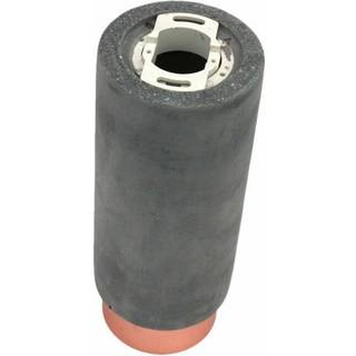 GU10 grå beton - gips overflade, metal med mat rosenguld bund