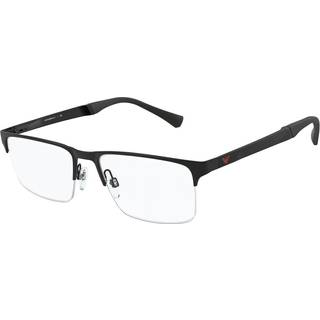 Emporio Armani Mand EA1110D 3175 Optiske stel Metal Sort Transparent Firkantet Normal