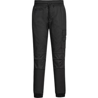Stretch kokke joggers - Sort (Størrelse: XXL)