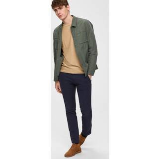 SHHTHREEPARIS NAVY ST PANTS NO