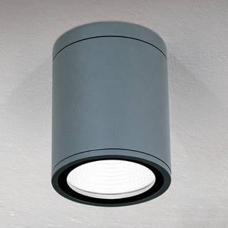 Sputnik LED-loftlampe, IP65, Ø 9 cm, antracit