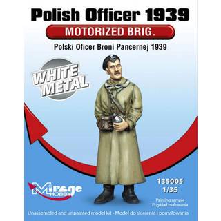 Polish Officer1939 Motorised Brig.WhiteM White Metal