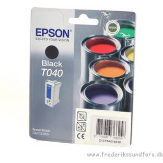 Epson t040 sort blækpatron (Udløbsdato 2014)