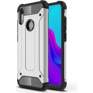 Huawei Y6 (2019) Armor Guard Hårdt Plastik Cover - Sølv