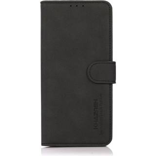 Samsung Galaxy S21 FE (5G) KHAZNEH Retro Læder Flip Cover m. Pung - Sort