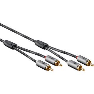 Goobay stereo phono RCA lydkabel | 5 meter | PRIS-MATCH