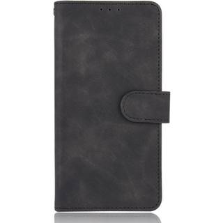 Samsung Galaxy A22 (5G) Blødt Imiteret Læder Cover m. Pung & Magnetlås - Sort