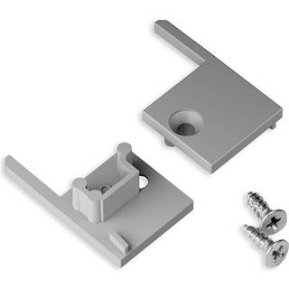 Endestykke UP-TILE10 - Grå