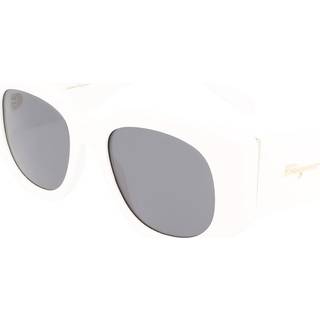 Salvatore Ferragamo SF 1053S 101 52 Solbriller Mænd Hvid - White - 52mm