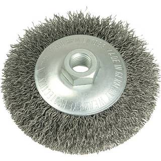 LESSMANN Tallerkenbørste stål/bølget Ø100 x M14 mm (422177)