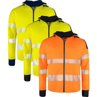 ProJob 6110 Hættejakke En Iso 20471 Klasse 3/2 - Yellow/Navy - 2XL