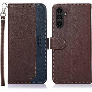 KHAZNEH Telefoncover til Samsung Galaxy A14 - Brun/Blå