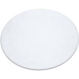 Moderne vask tæppe POSH cirkel shaggy, plys, tyk anti-slip elfenben cirkel 80 cm