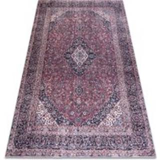 ANDRE 2288 tæppe skal vaskes orientalsk vintage skridsikker - klaret / grå 80x150 cm